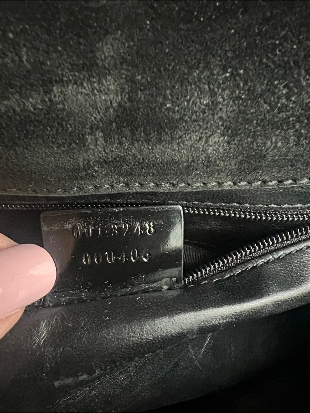 Gucci Black Patent Leather Messenger Bag